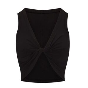 Skims twist front crop top size xs